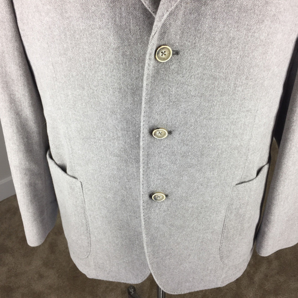 new Thomas Dean Sport Coat Jacket 43 44 gray